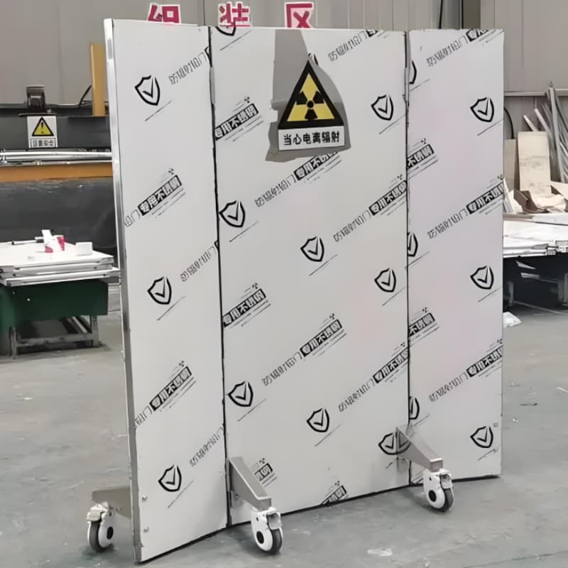 折叠移动定制三联式铅屏风直供全国品牌:本地厂家