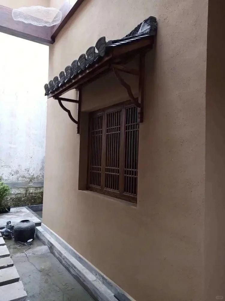 仿夯土漆厂家#仿泥巴稻草漆#民宿改造#美丽乡村