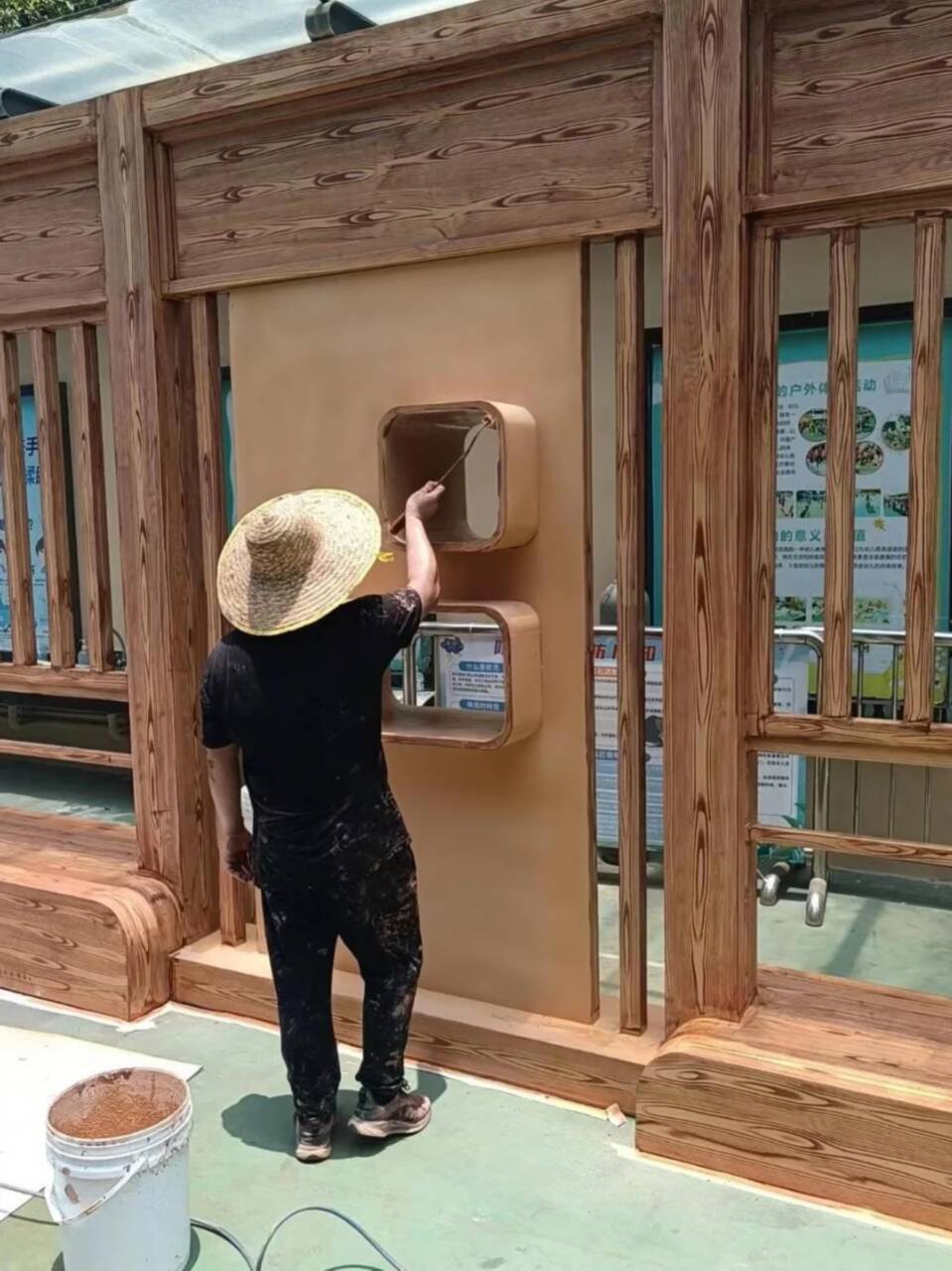 钢结构仿木纹漆，金属面木纹漆，镀锌管木纹漆厂家电话