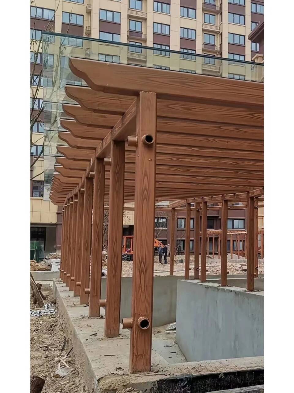 仿古园林建筑木纹漆批发价格