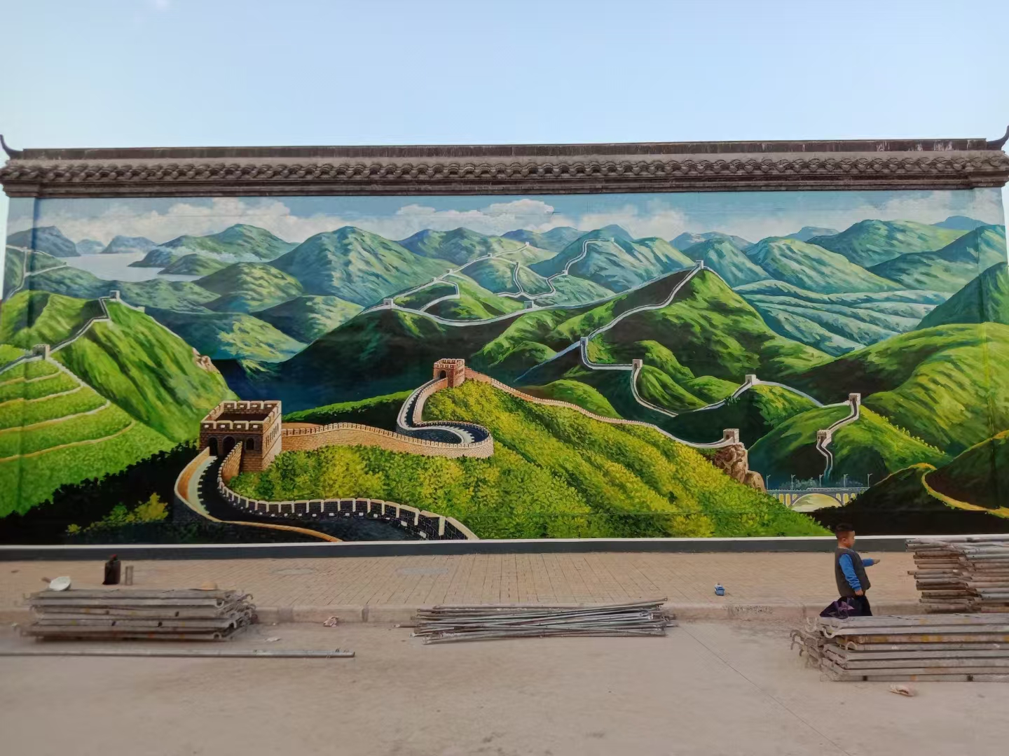 外墙彩绘手绘墙绘画涂鸦工作室