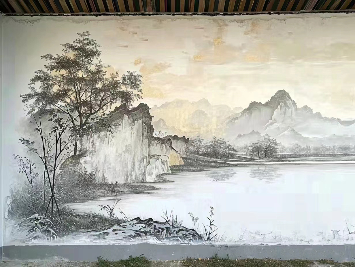 墙绘手绘墙涂鸦壁画公司