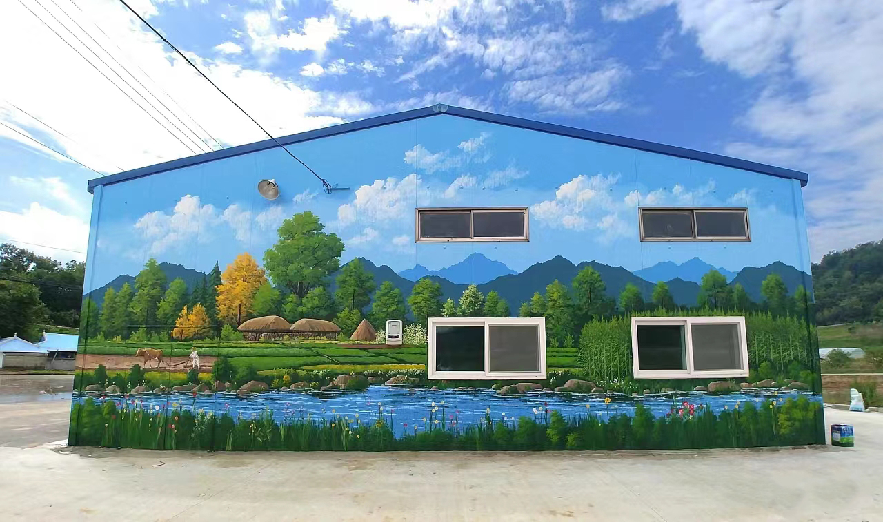 外墙彩绘手绘墙绘画涂鸦团队
